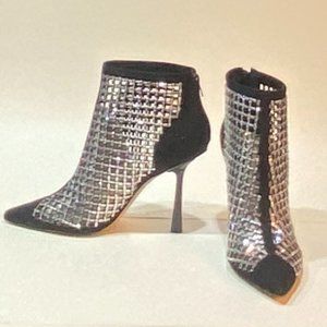 I.N.C. Silver Booties, NWT